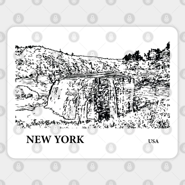 New York USA Sticker by Lakeric